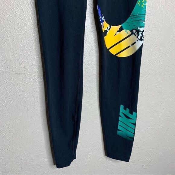 Nike colorful swoosh leggings black - Picture 3 of 11